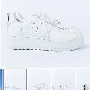 Windsor smith  platform white sneakers
